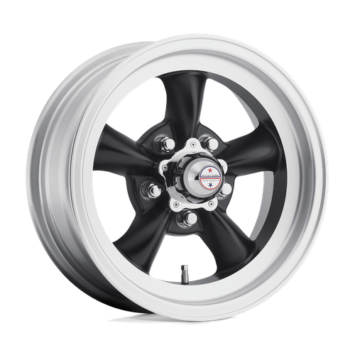 American Racing Vintage VN105 TORQ THRUST D 15X8.5 -25 5X114.3/5X4.5 Satin Black Machined Lip