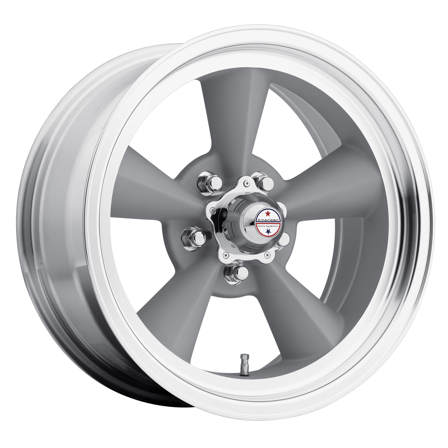 American Racing Vintage VN309 TT O 15X7 -6 5X127 VINTAGE SILVER MACHINED LIP