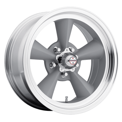 American Racing Vintage VN309 TT O 15X7 -6 5X127 VINTAGE SILVER MACHINED LIP