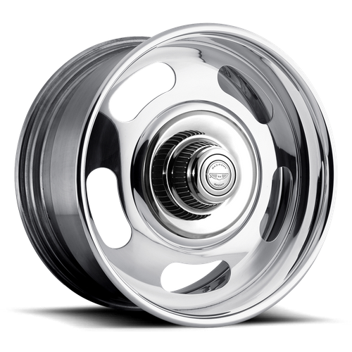 American Racing Vintage VN327 RALLY 17X7 XX BLANK/BLANK Two-Piece Chrome Center Polished Barrel