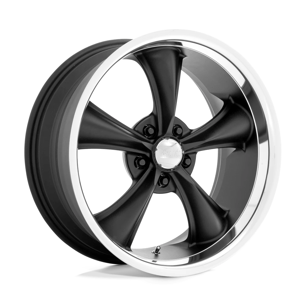 American Racing Vintage VN338 BOSS TT 20X10 2 5X127/5X5.0 Textured Black With Diamond Cut Lip