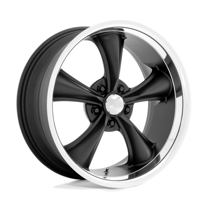 American Racing Vintage VN338 BOSS TT 20X10 35 5X114.3/5X4.5 Textured Black With Diamond Cut Lip