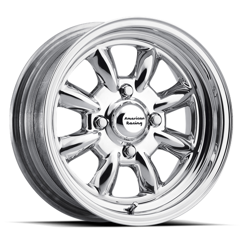 American Racing Vintage VN401 SILVERSTONE 15X6 XX BLANK/BLANK Polished