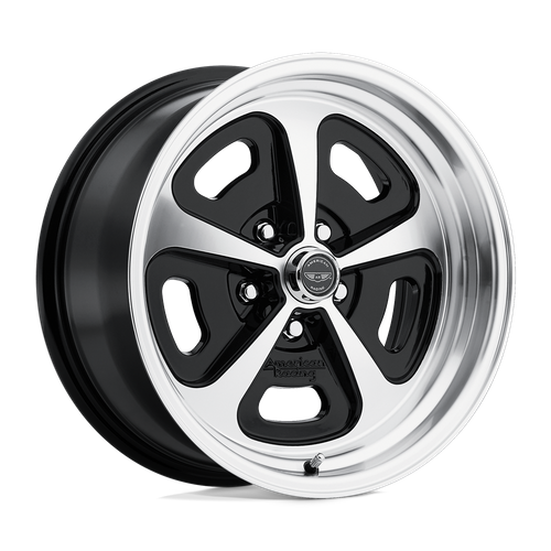 American Racing Vintage VN501 500 MONO CAST 17X7 0 5X120.65/5X4.75 Gloss Black Machined