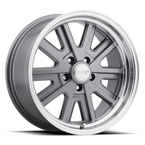 American Racing Vintage VN527 427 MONO CAST 17X9 12 5X114.3/5X4.5 Mag Gray Machined