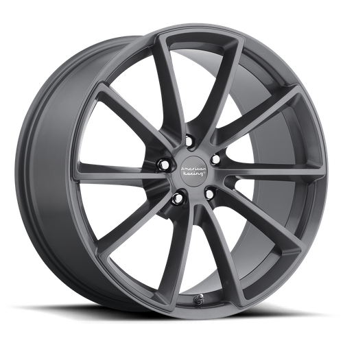 American Racing Vintage VN806 FAST BACK 18X9 38 5X114.3/5X4.5 Anthracite With Machined Face