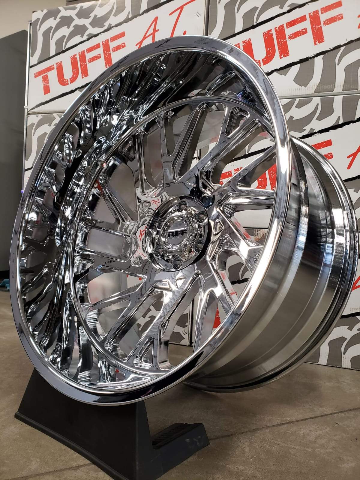 TUFF AT T4B 26x14 -72 6x139.7(6x5.5) Chrome - Tires and Engine Performance