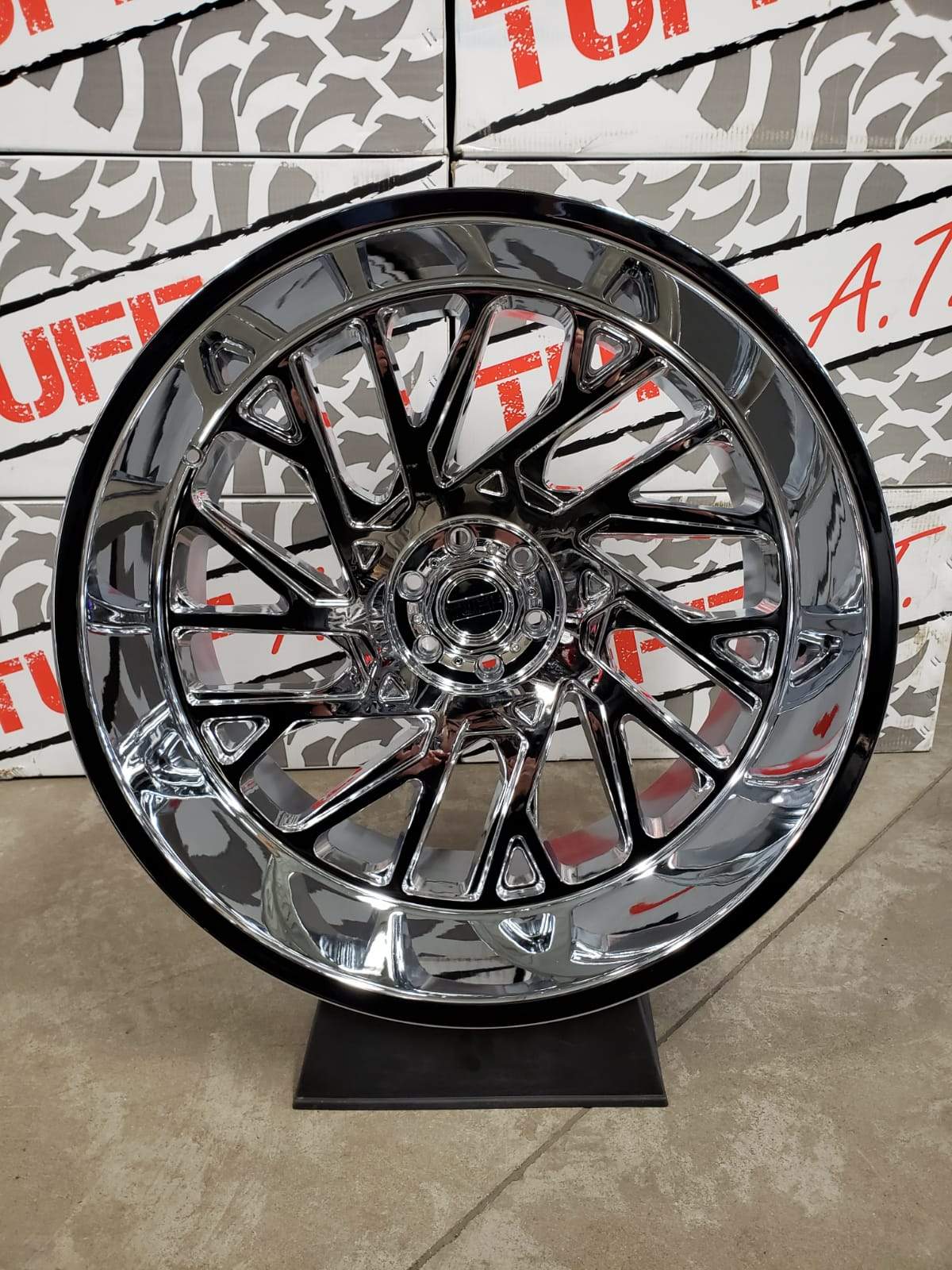 TUFF AT T4B 26x14 -72 6x139.7(6x5.5) Chrome - Tires and Engine Performance