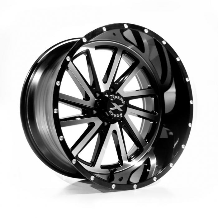 Xtreme Force XF-3 20x10 -19 6x135 Black and Brushed - Tires and Engine Performance
