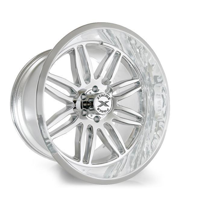 Xtreme Force XF-5 24x14 -76 8x165.1 (8x6.5) Chrome - Tires and Engine Performance