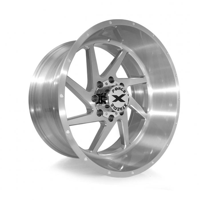 Xtreme Force XF-6 22x12 -44 6x139.7 (6x5.5) Full Brushed - Tires and Engine Performance