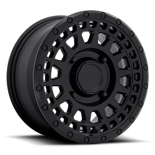 Black Rhino Powersports PARKER UTV 14X7 51 4X156 MATTE BLACK