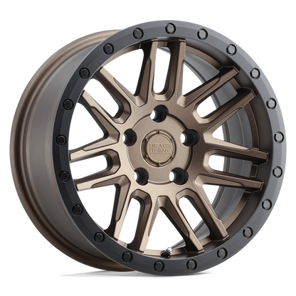 Black Rhino ARCHES 17X8 30 5X108 BRONZE W/ BLACK RING