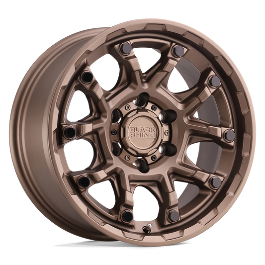 BLACK RHINO ARK 17X8.5 -18 5X127 BRONZE W/ GLOSS BLACK BOLTS