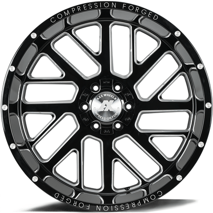 AXE Compression Forged Off-Road AX2.0 20x10 -19 6x135/6x139.7 (6x5.5) Gloss Black Milled - Tires and Engine Performance