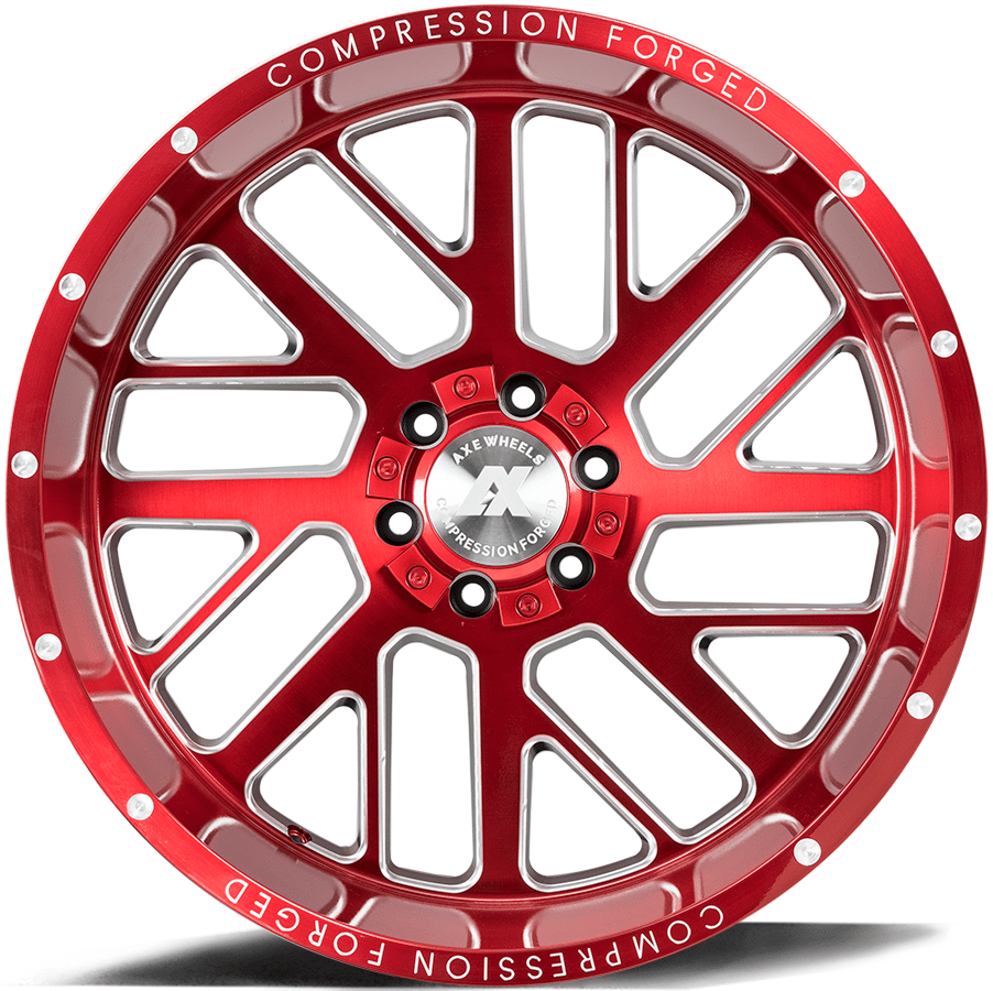 AXE Compression Forged Off-Road AX2.2 22x10 -19 8x170 Candy Red - Tires and Engine Performance