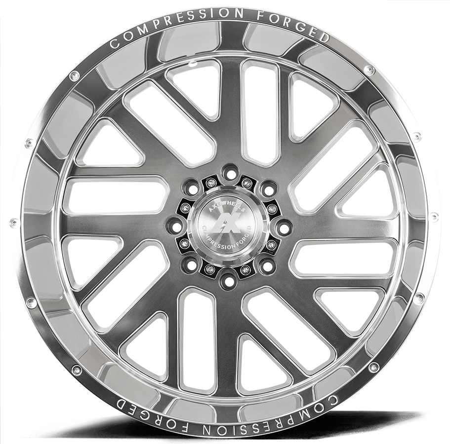 AXE Compression Forged Off-Road AX2.5 22x10 -19 5x127 (5x5)/5x139.7 (5x5.5) Polish - Tires and Engine Performance