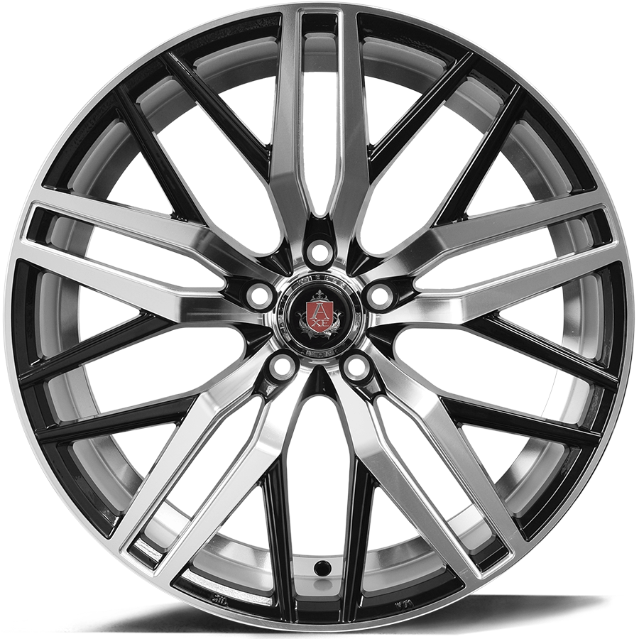 AXE EX30 22x9 +35 Blank (5x108-130) Black Polished - Tires and Engine Performance