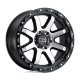 Black Rhino COYOTE 20X9 12 6X139.7/6X5.5 GLOSS BLACK W/ MACHINED FACE & STAINLESS BOLTS