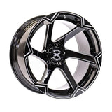 Xtreme Force XF-11 20x10 -25 6x139.7 (6x5.5)/6x135 Black and Milled