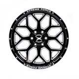 Xtreme Force XF-12 20x10 -25 5x127 (5x5)/5x139.7 (5x5.5) Black and Milled
