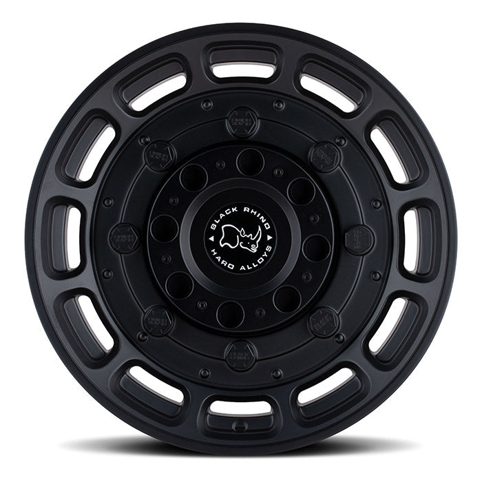 Black Rhino WARTHOG 17X8.5 0 6X120 MATTE BLACK