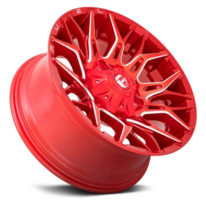 Fuel 1PC D771 TWITCH 22X10 -18 6X135/6X139.7/6X135/5.5 Candy Red Milled
