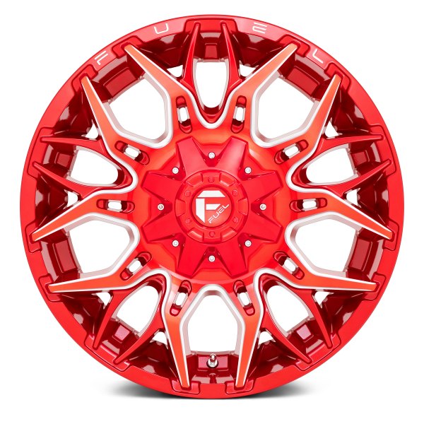Fuel 1PC D771 TWITCH 22X10 -18 6X135/6X139.7/6X135/5.5 Candy Red Milled