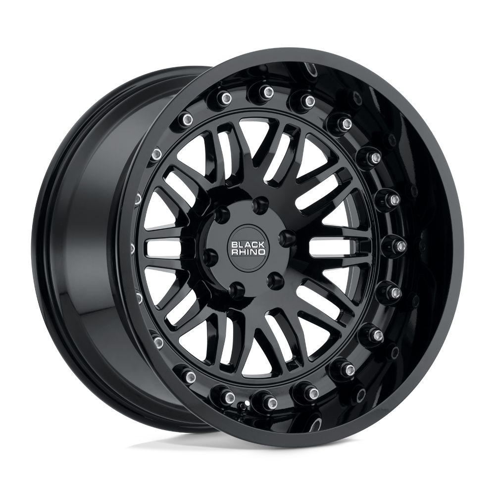 Black Rhino FURY 20X9.5 12 6X135/6X135 GLOSS BLACK