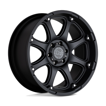 Black Rhino GLAMIS 17X9 -12 5X127/5X5.0 MATTE BLACK