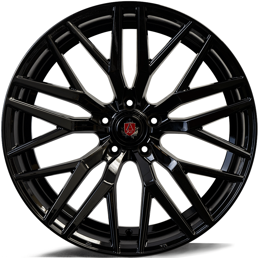 AXE EX30 20x8.5 +25 Blank (5x108-120) Gloss Black - Tires and Engine Performance