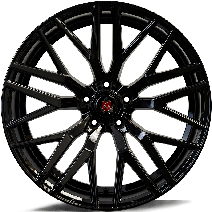 AXE EX30 22x12 +35 Blank (5x108-130) Gloss Black - Tires and Engine Performance