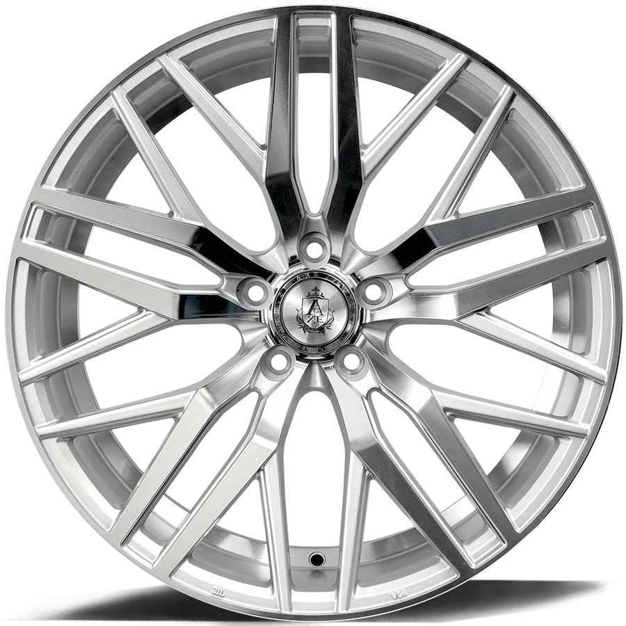 AXE EX30 20x8.5 +25 Blank (5x108-120) Gloss Silver - Tires and Engine Performance