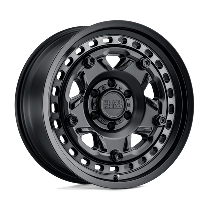 Black Rhino GRANGE 17X8.5 -18 6X139.7/6X5.5 MATTE BLACK W/ MACHINED TINT RING