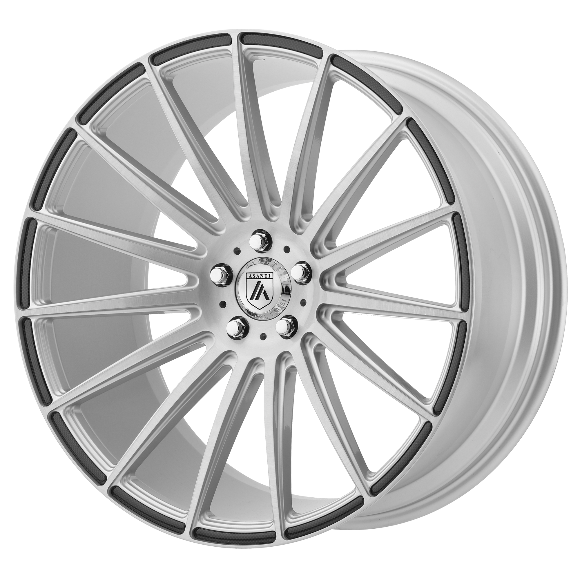 POLARIS 20x10.5 Blank BRUSHED SILVER W/ CARBON FIBER INSERTS (38.00 - 45.00 mm) - Tires and Engine Performance