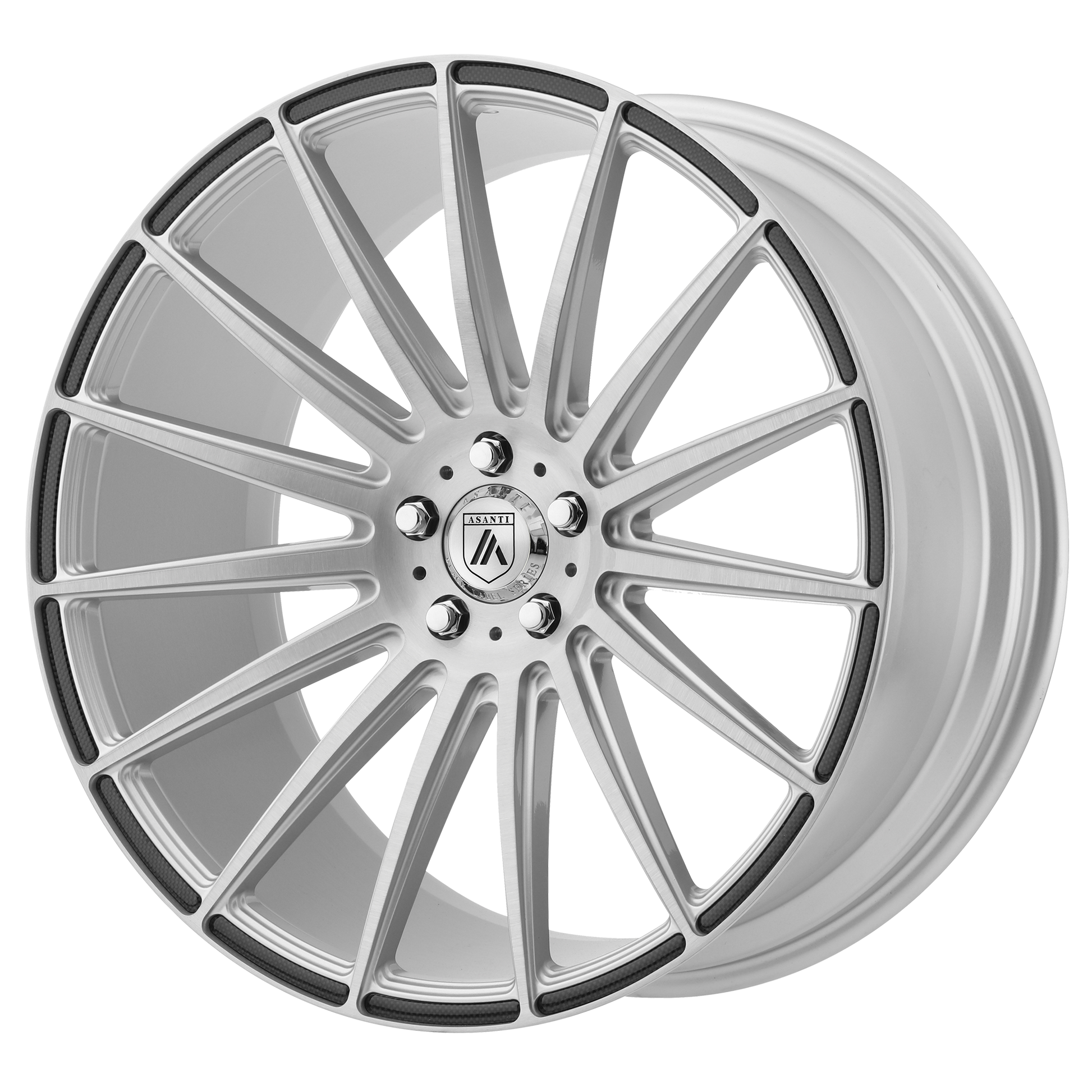 POLARIS 20x9 5x120.00 BRUSHED SILVER W/ CARBON FIBER INSERTS (35 mm) - Tires and Engine Performance