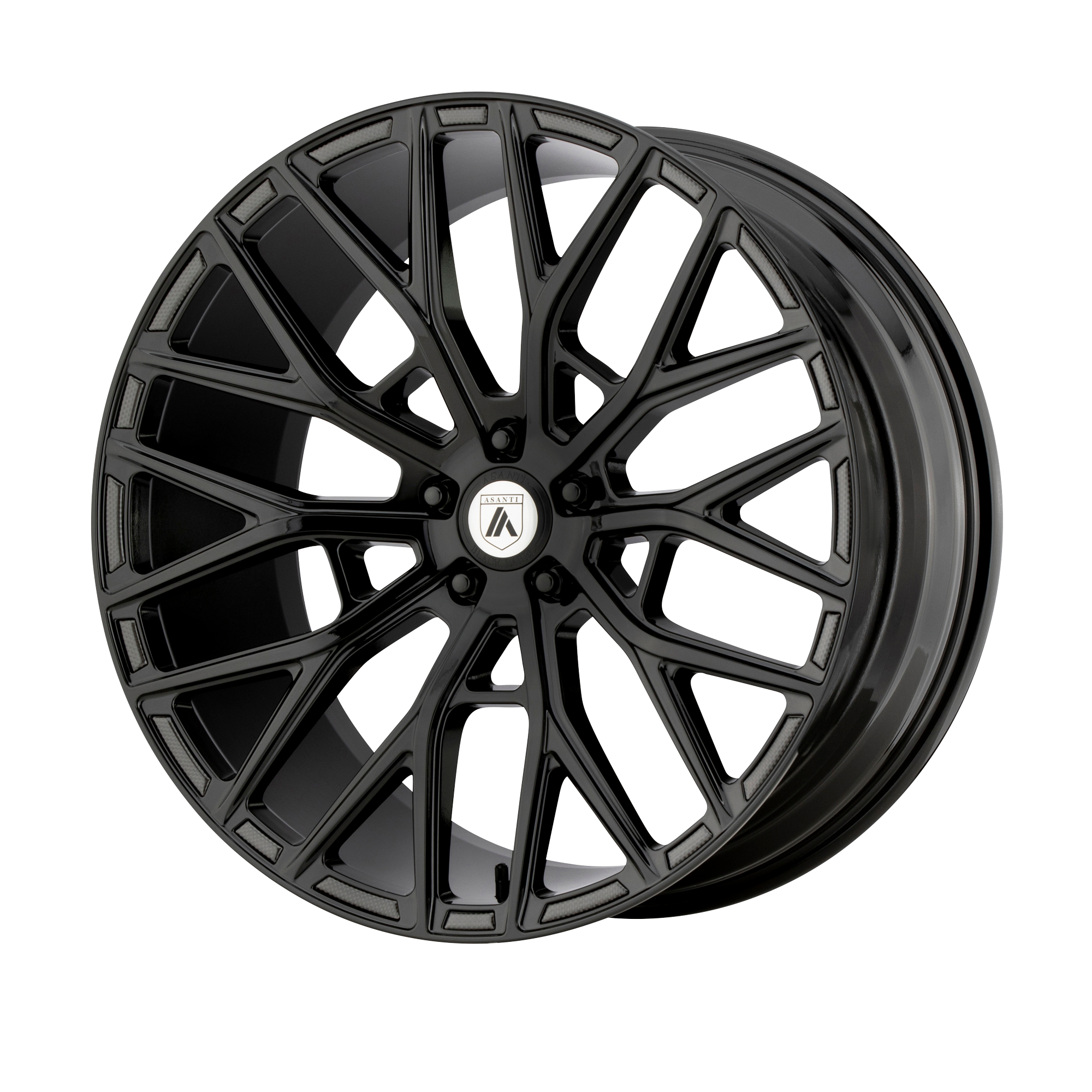 LEO 20x10.5 Blank GLOSS BLACK (20 mm) - Tires and Engine Performance