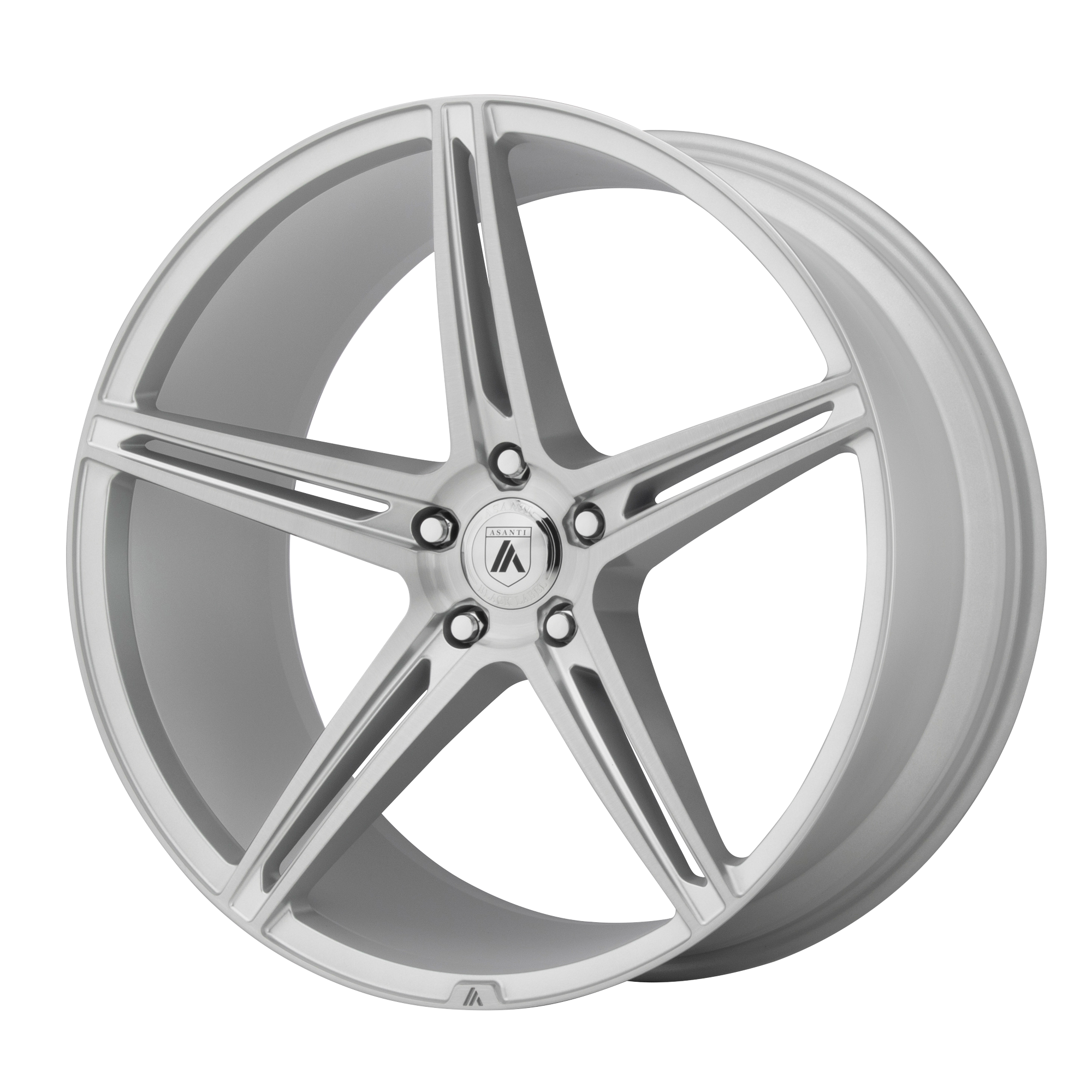 ALPHA 5 22x9 Blank BRUSHED SILVER (15 mm) - Tires and Engine Performance