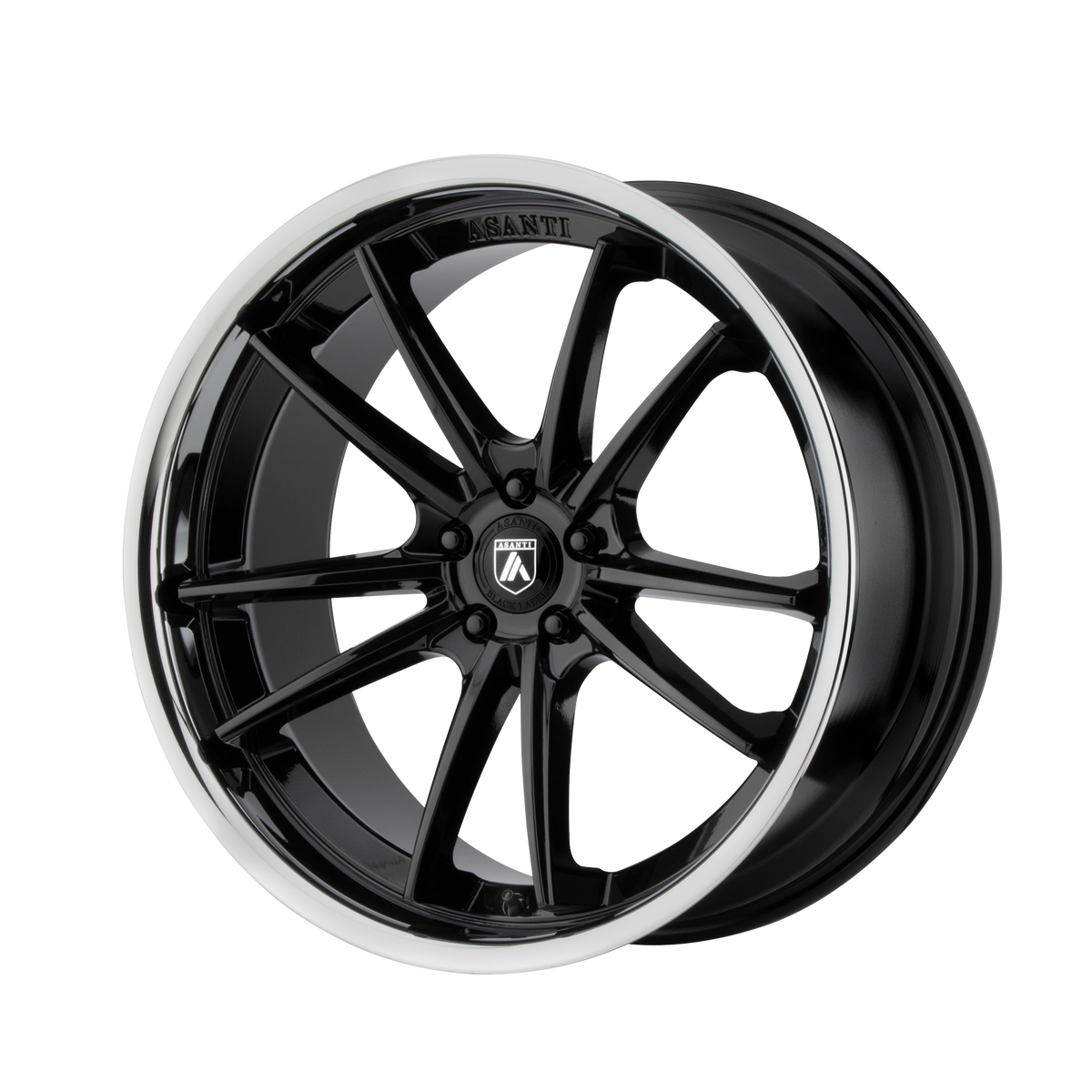 DELTA 22x9 5x120.00 GLOSS BLACK W/ CHROME LIP (32 mm) - Tires and Engine Performance