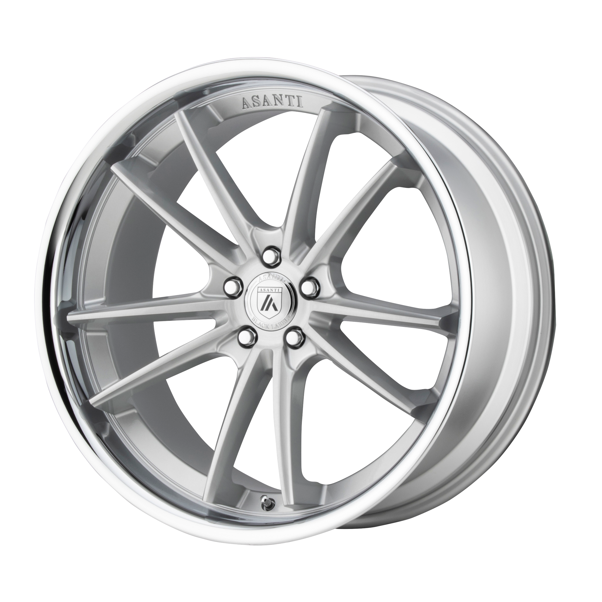 DELTA 20x10.5 5x120.00 BRUSHED SILVER W/ CHROME LIP (38 mm) - Tires and Engine Performance