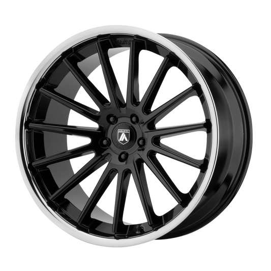 BETA 20x10.5 5x120.00 GLOSS BLACK W/ CHROME LIP (38 mm) - Tires and Engine Performance