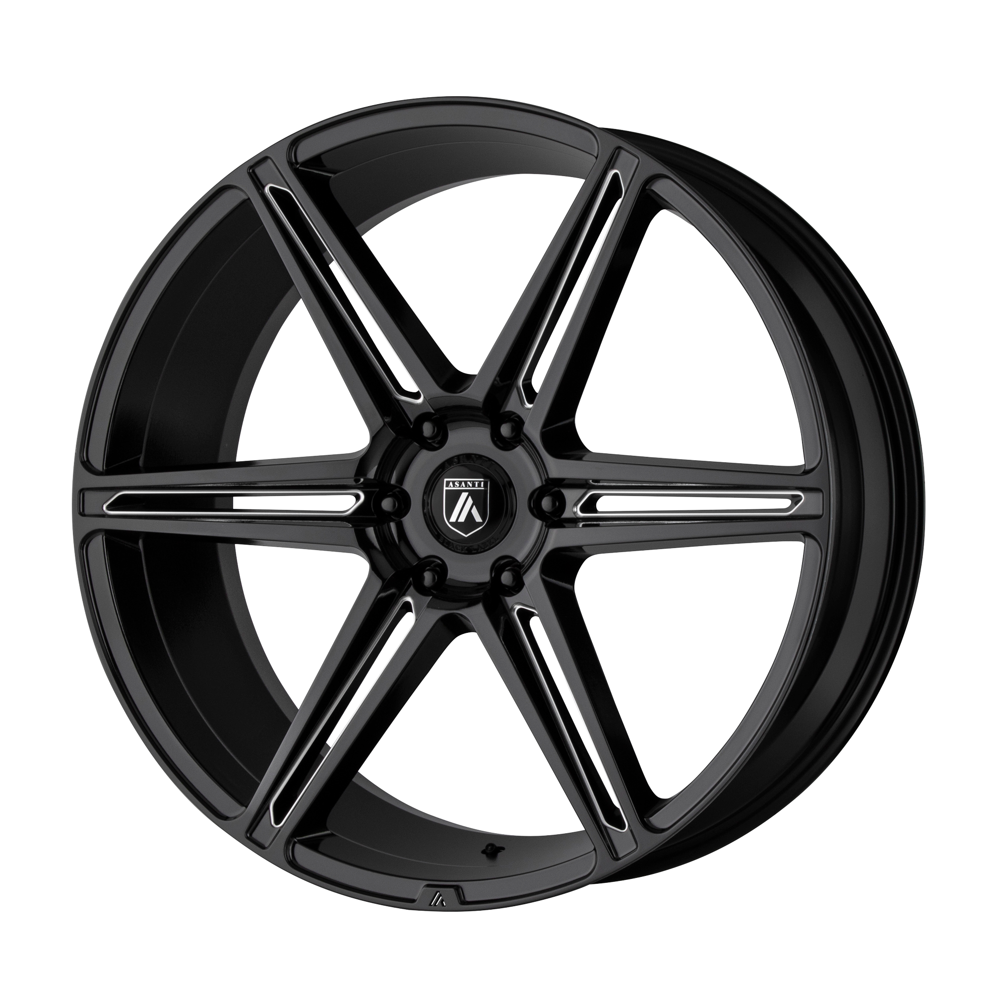 ALPHA 6 20x9 6x139.70 GLOSS BLACK MILLED (30 mm) - Tires and Engine Performance