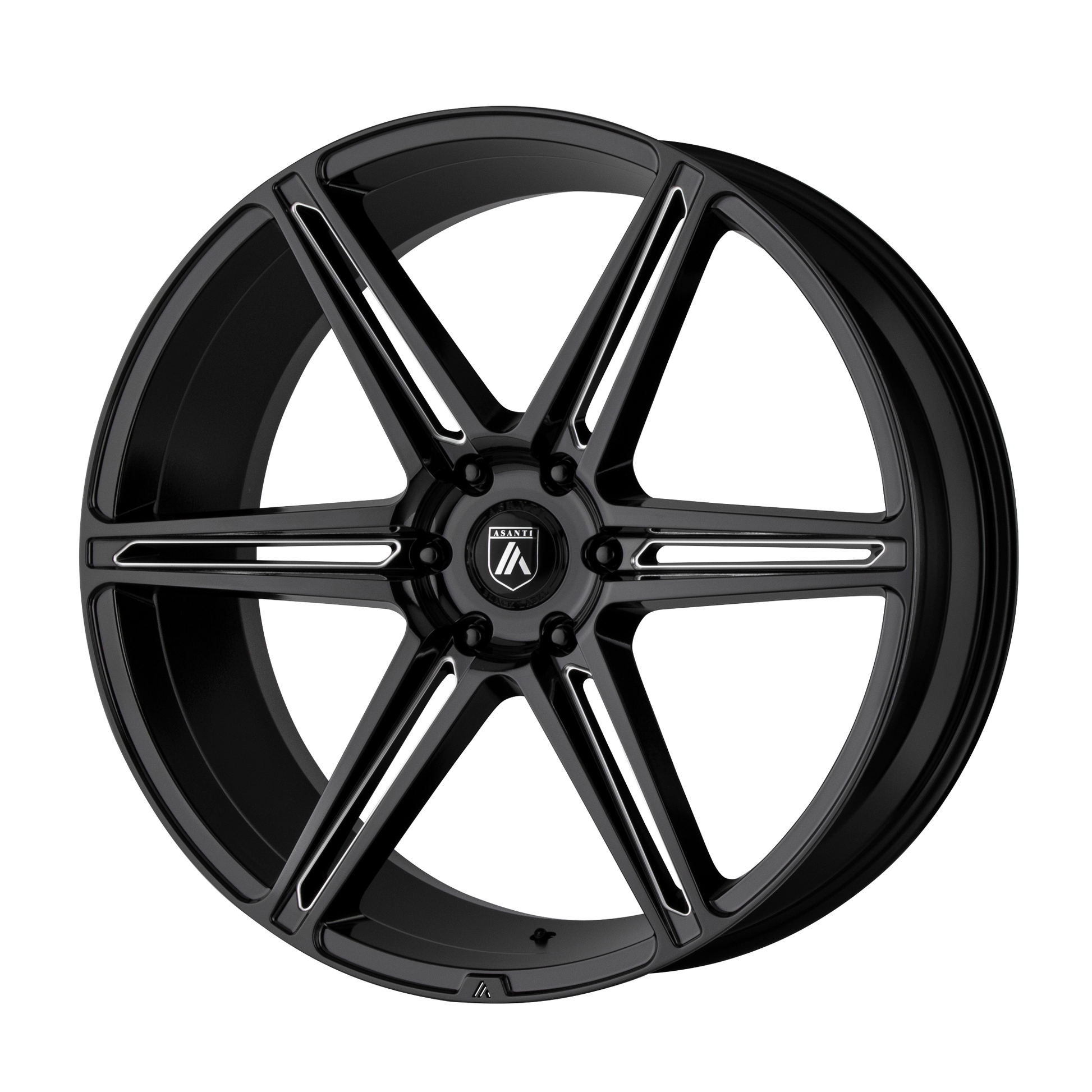 ALPHA 6 22x10 6x135.00 GLOSS BLACK MILLED (30 mm) - Tires and Engine Performance