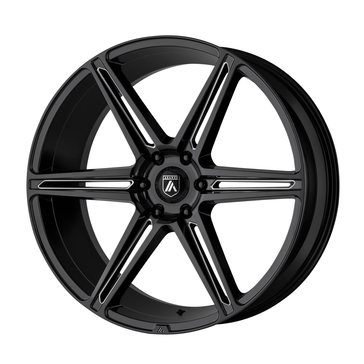 ALPHA 6 24x10 6x135.00 GLOSS BLACK MILLED (30 mm) - Tires and Engine Performance