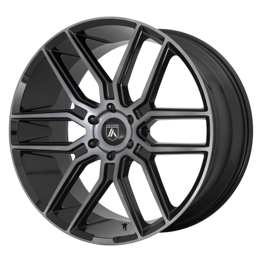 BARON 24x10 6x135.00 GLOSS BLACK W/ GRAY TINT (30 mm) - Tires and Engine Performance