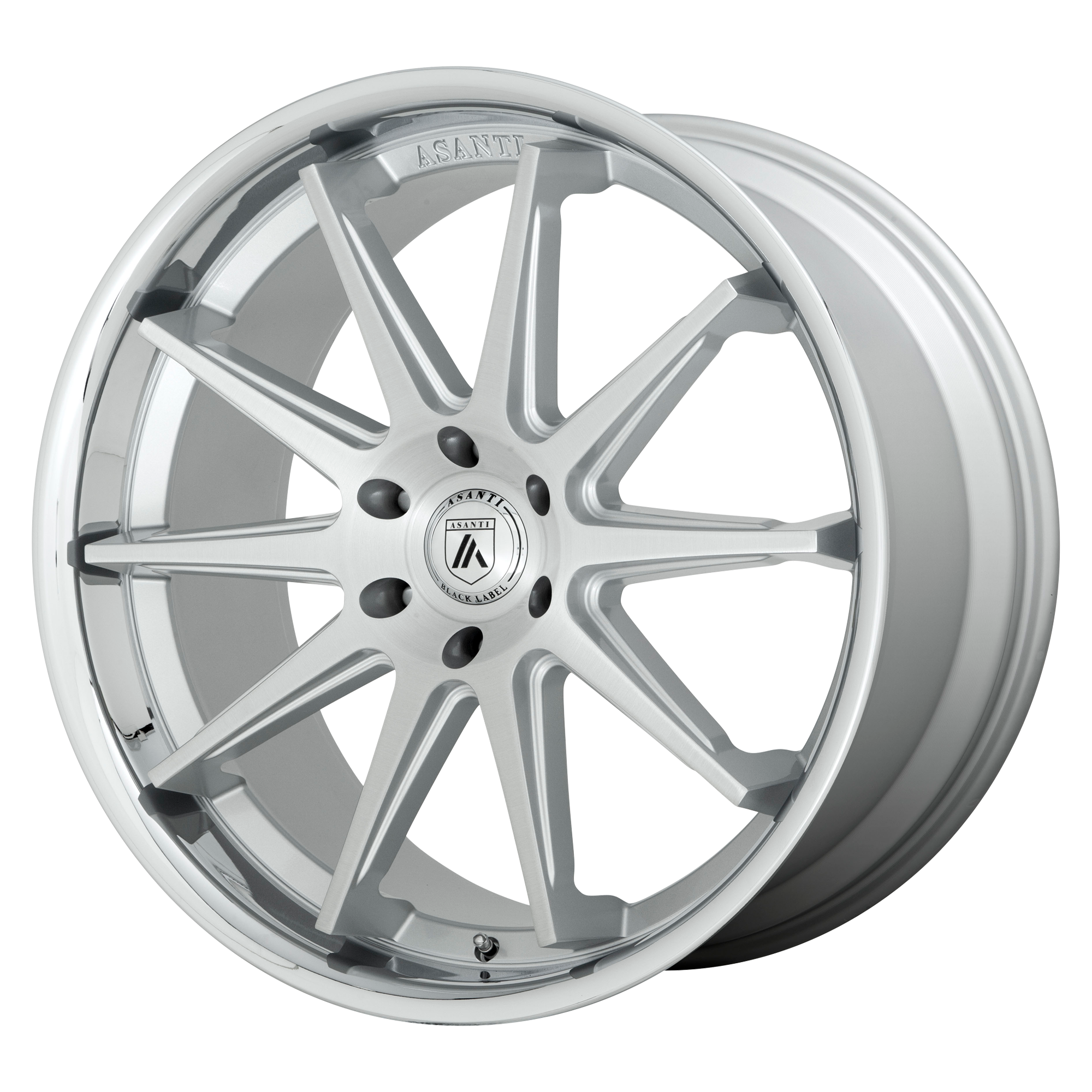 EMPEROR 24x10 6x135.00 BRUSHED SILVER W/ CHROME LIP (30 mm) - Tires and Engine Performance