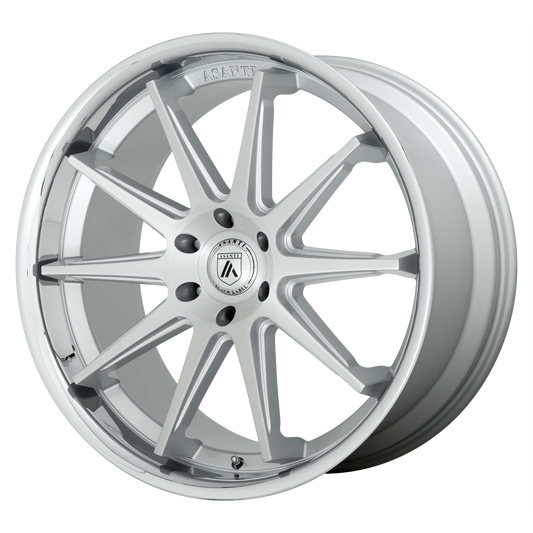 EMPEROR 22x10 5x120.00 BRUSHED SILVER W/ CHROME LIP (30 mm) - Tires and Engine Performance