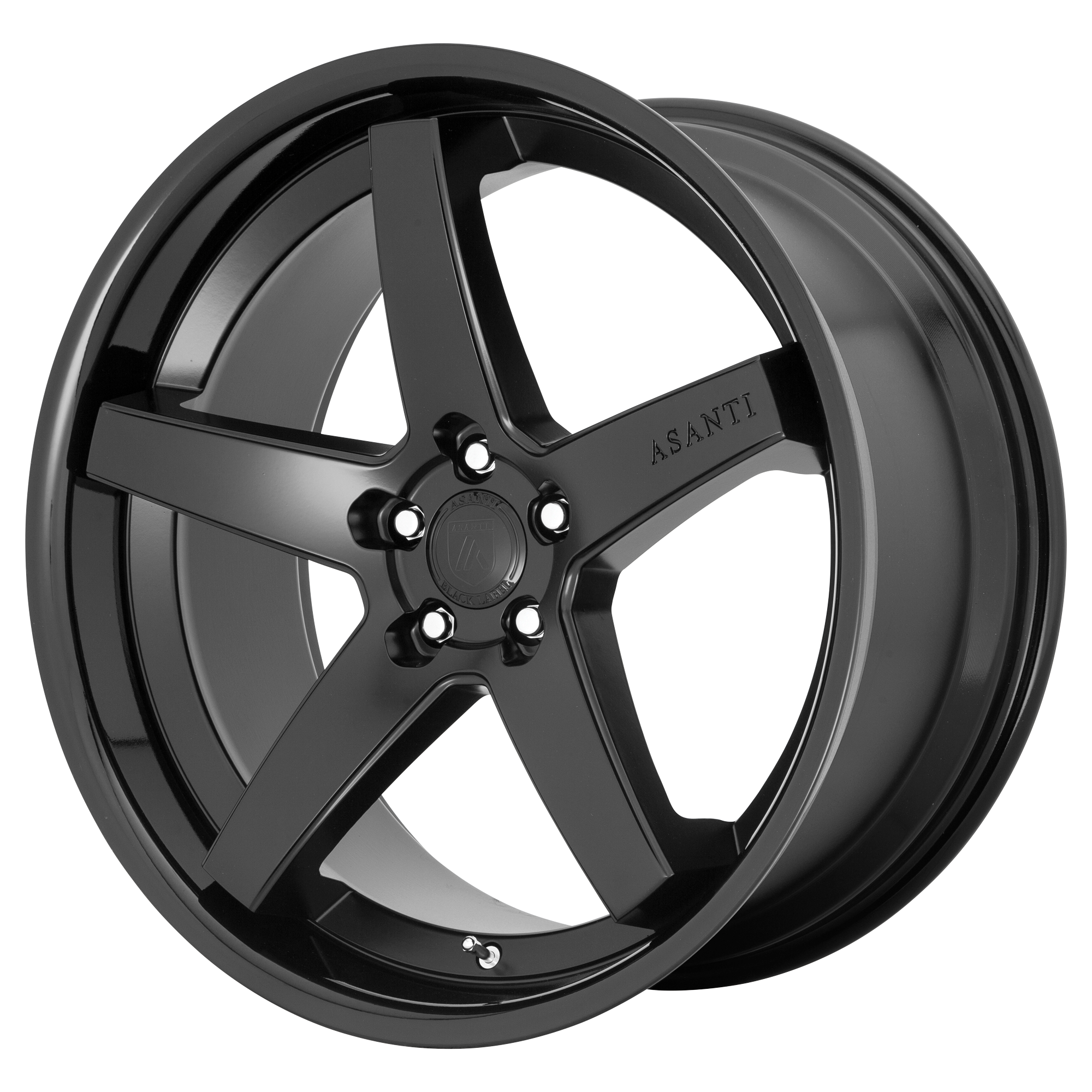 REGAL 22x9 5x114.30 SATIN BLACK W/ GLOSS BLACK LIP (32 mm) - Tires and Engine Performance