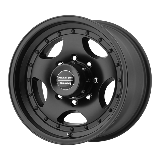 American Racing AR23 15X7 -6 5X120.65/5X4.75 Satin Black