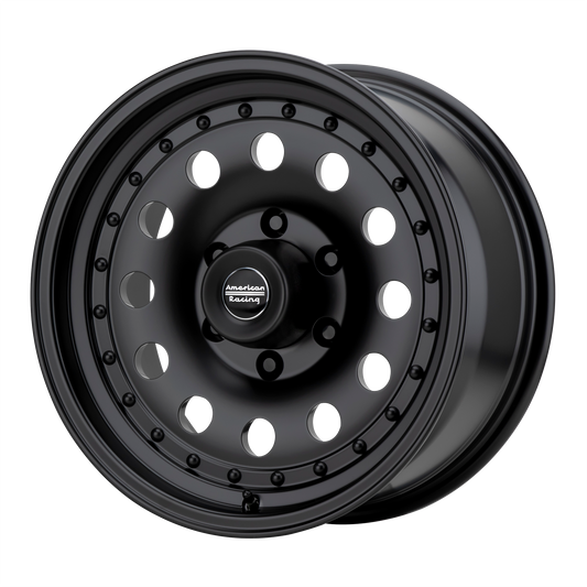 American Racing AR62 OUTLAW II 15X8 -19 5X120.65/5X4.75 Satin Black